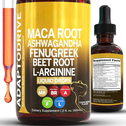 Maca Root Liquid Drops with Vitamins