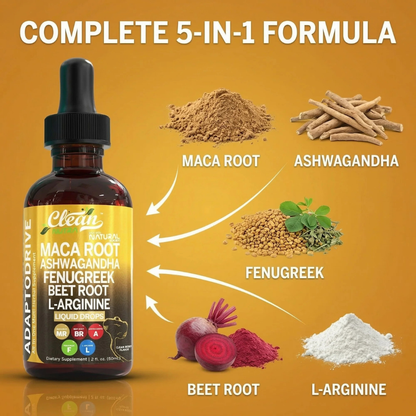 Maca Root Liquid Drops with Vitamins