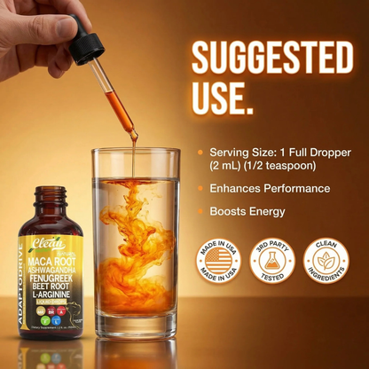 Maca Root Liquid Drops with Vitamins