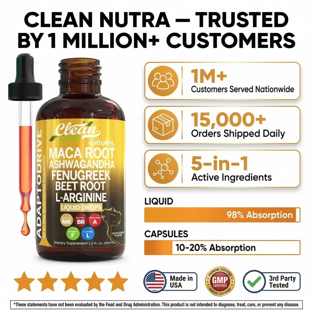 Maca Root Liquid Drops with Vitamins